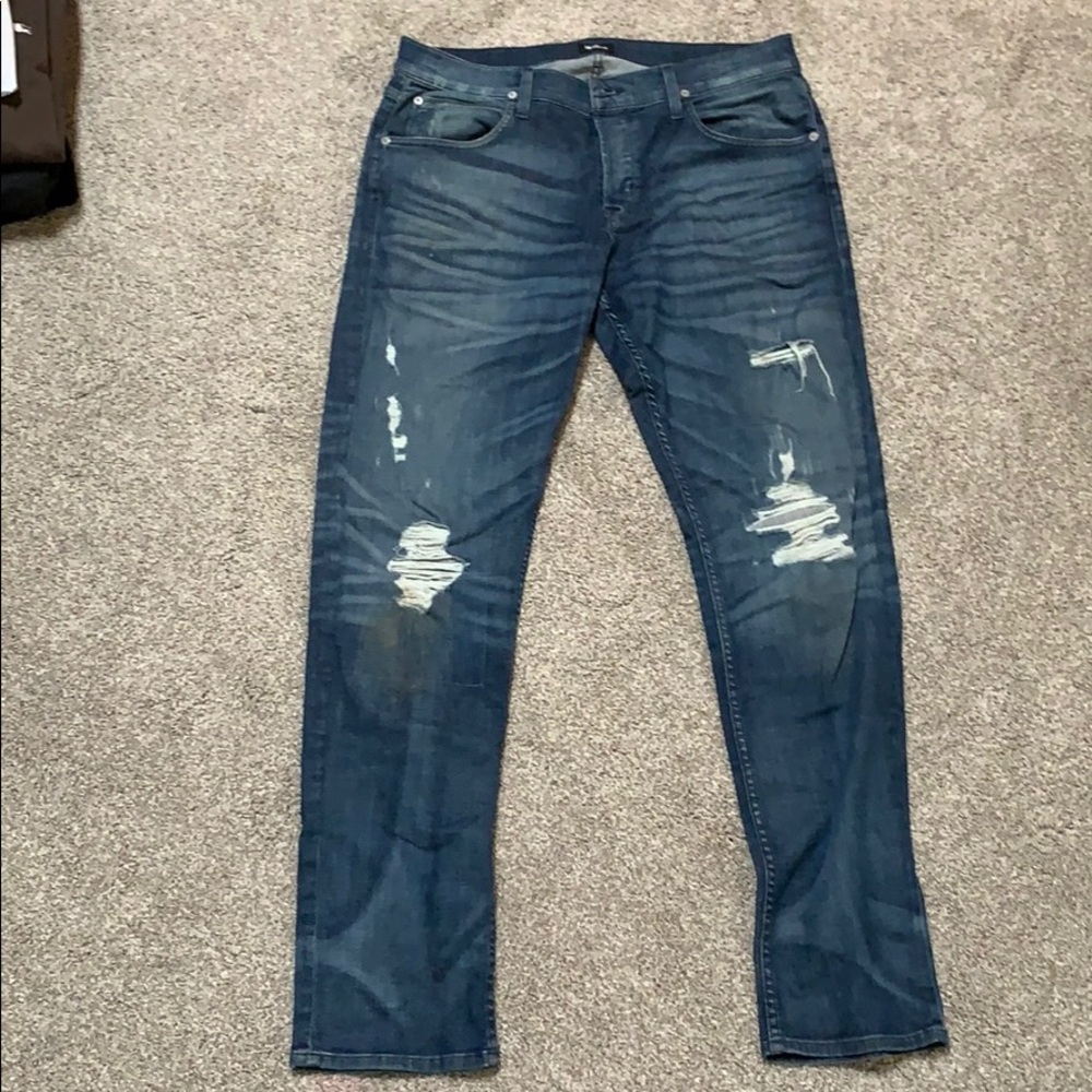 Hudson stretch jeans 34 Blake slim straight